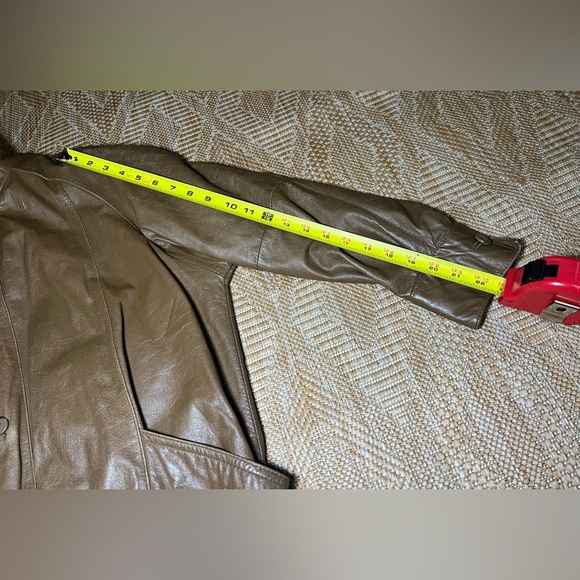 Pelle New York Milano Men's Vintage Genuine Brown Leather Jacket,Size M - Picture 13 of 13